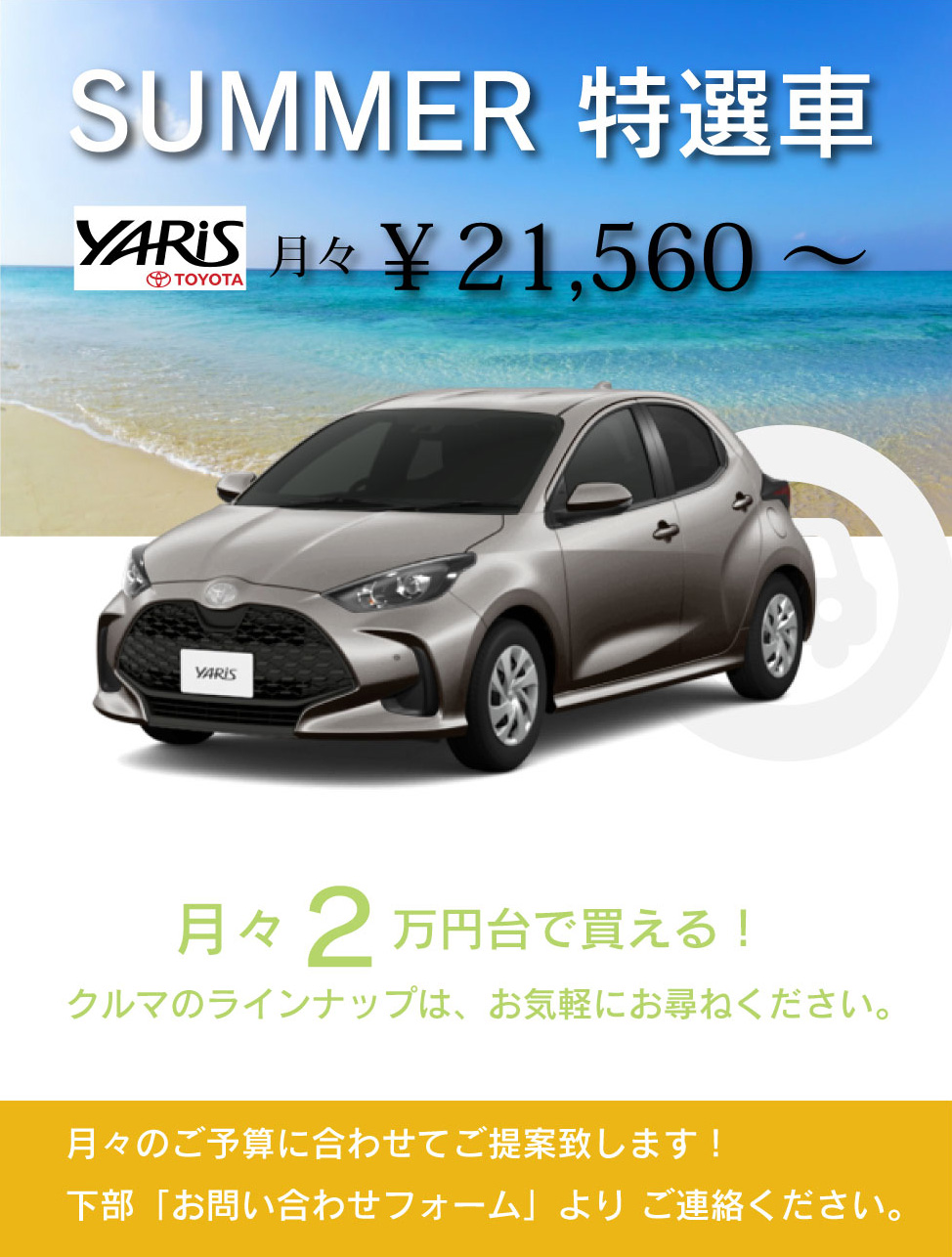 今月の特選車
