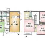 全居室収納スペース完備(間取)